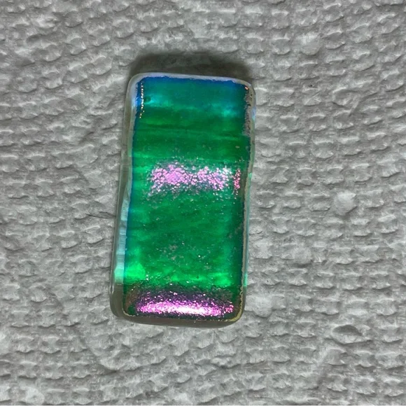 Paula Radke pendant. Great colors. Iridescent pink, green - Picture 5 of 6